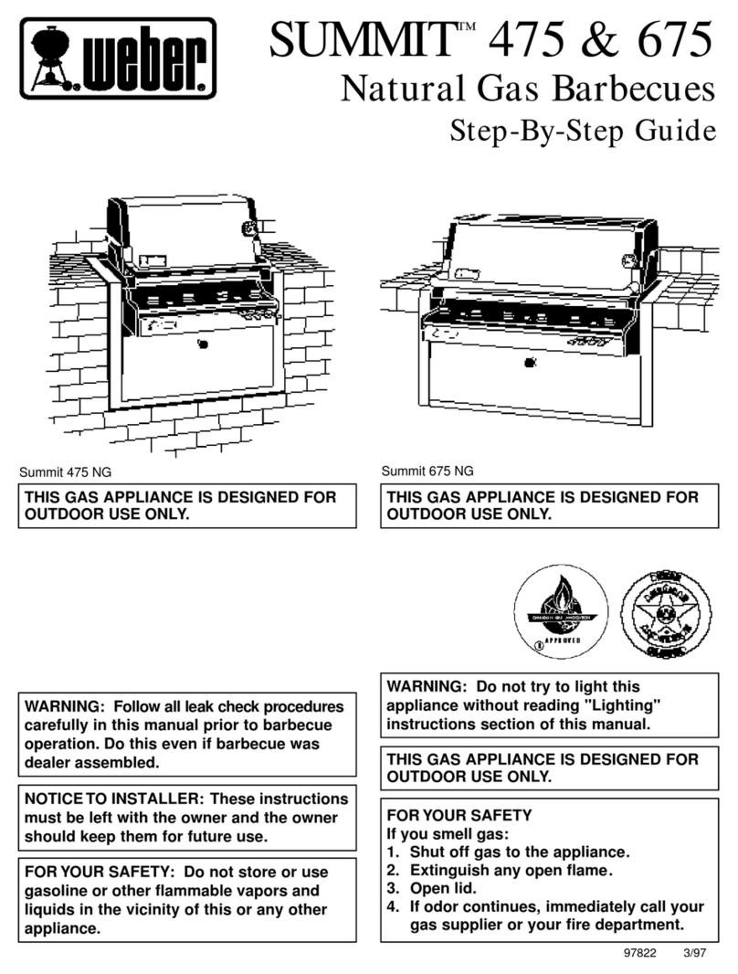 Weber Summit 475 User manual