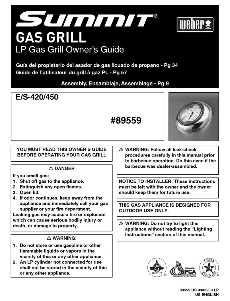 Weber Summit E/S-450 User manual