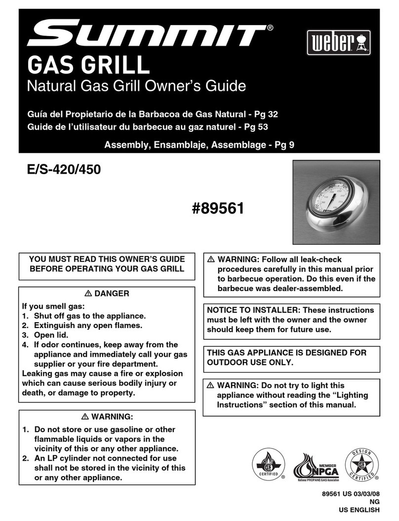 Weber Summit E/S-420 User manual