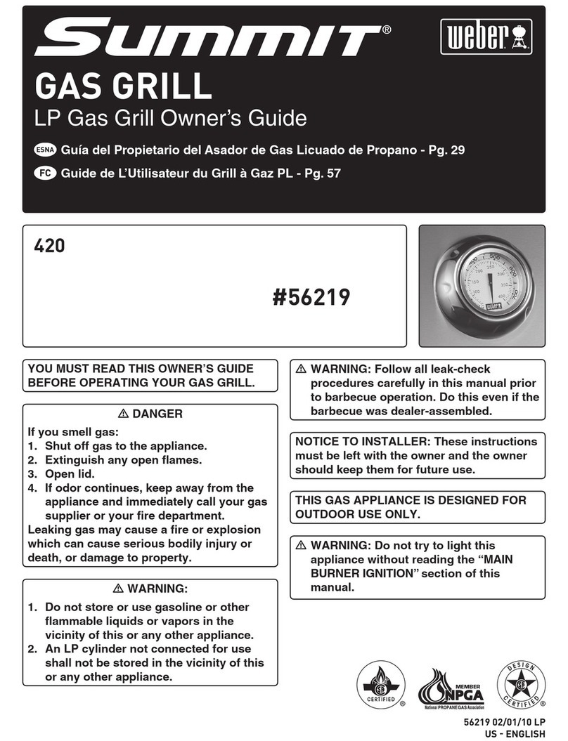 Weber Summit 56219 User manual