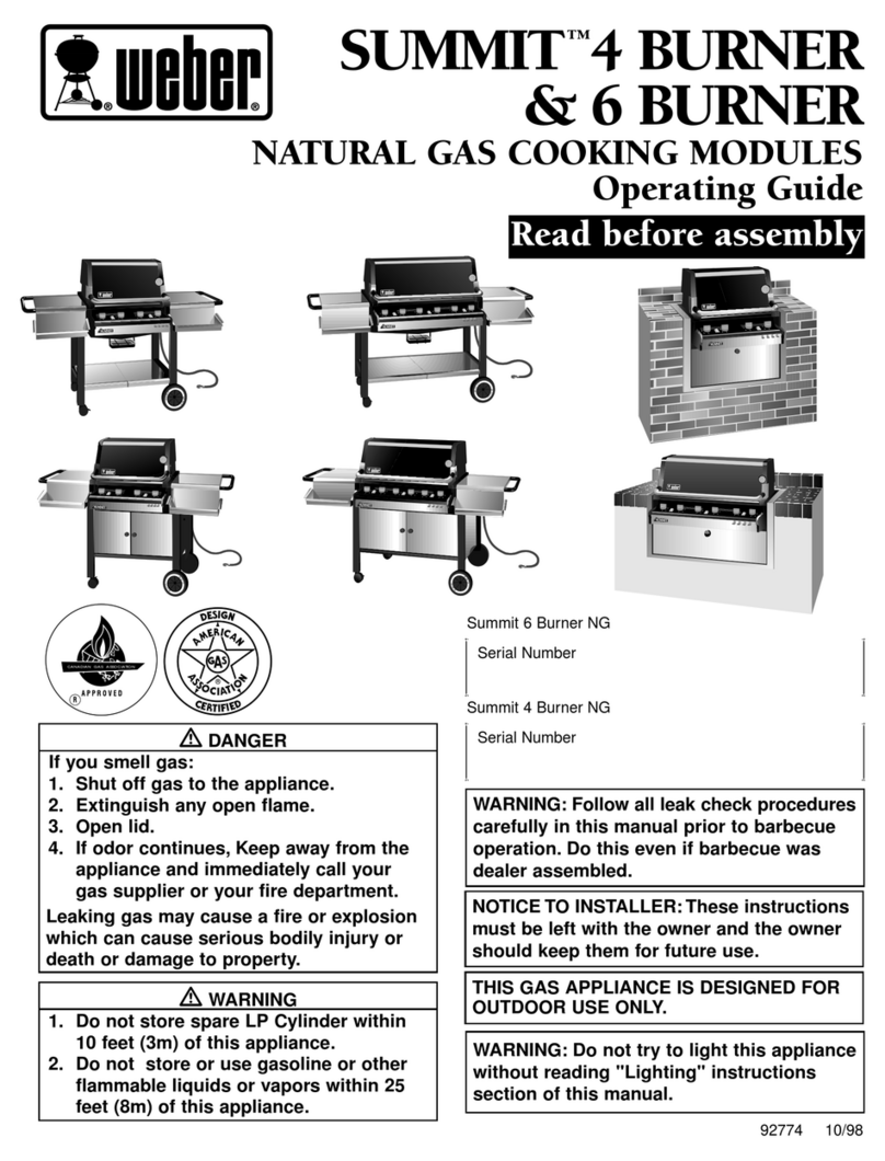 Weber Summit 92774 User manual Weber Summit 92774 User manual
