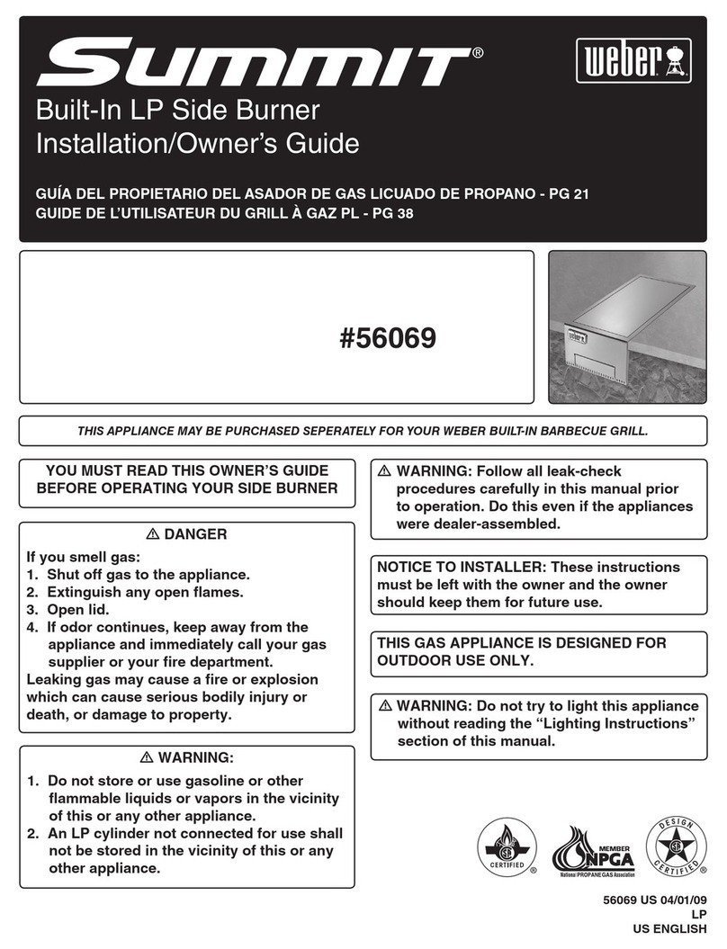 Weber Summit 56069 User manual