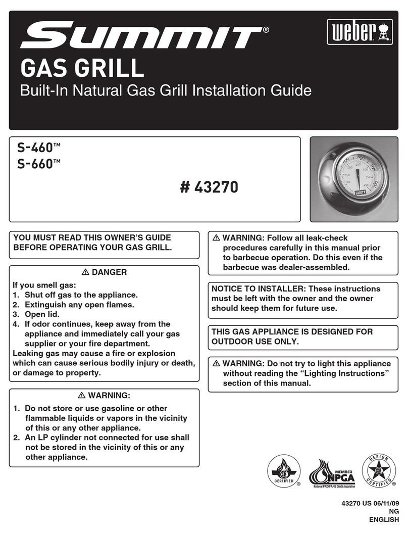 Weber Summit 43270 User manual