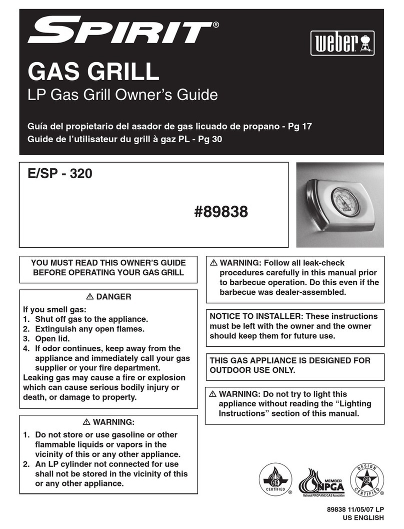 Weber E/SP-320 User manual