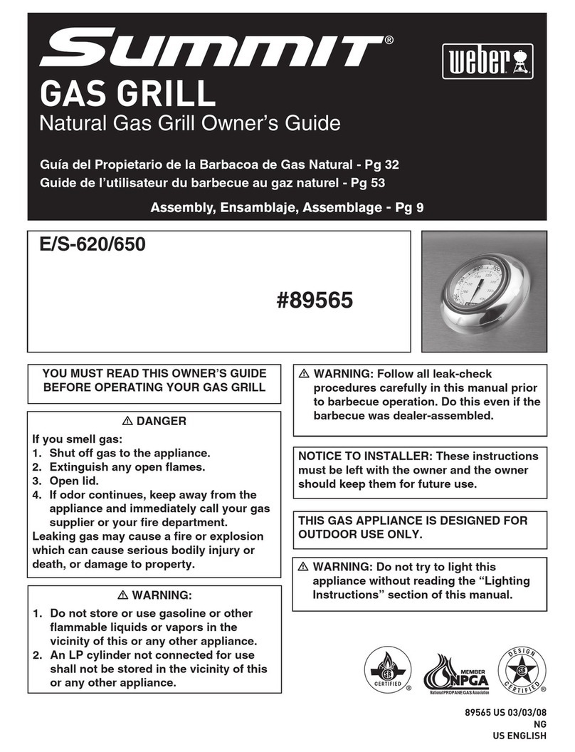 Weber Summit 89565 User manual