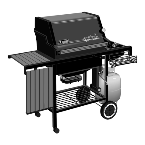 Weber LP Gas Barbecue User manual