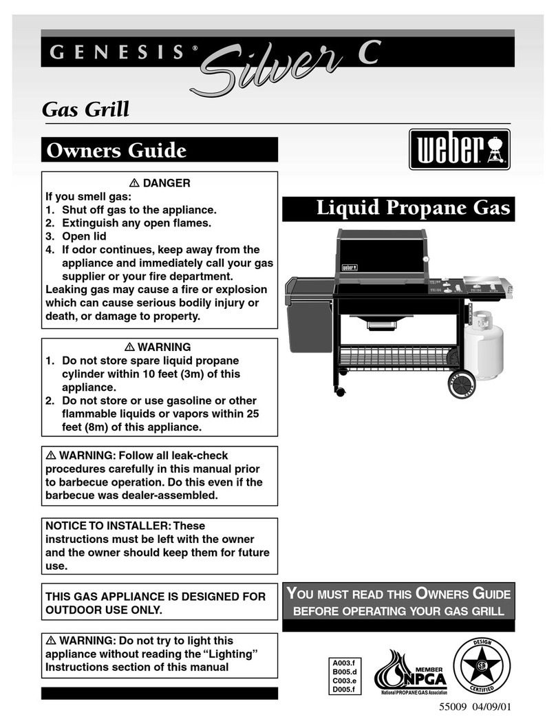 Weber Genesis Silver C User manual