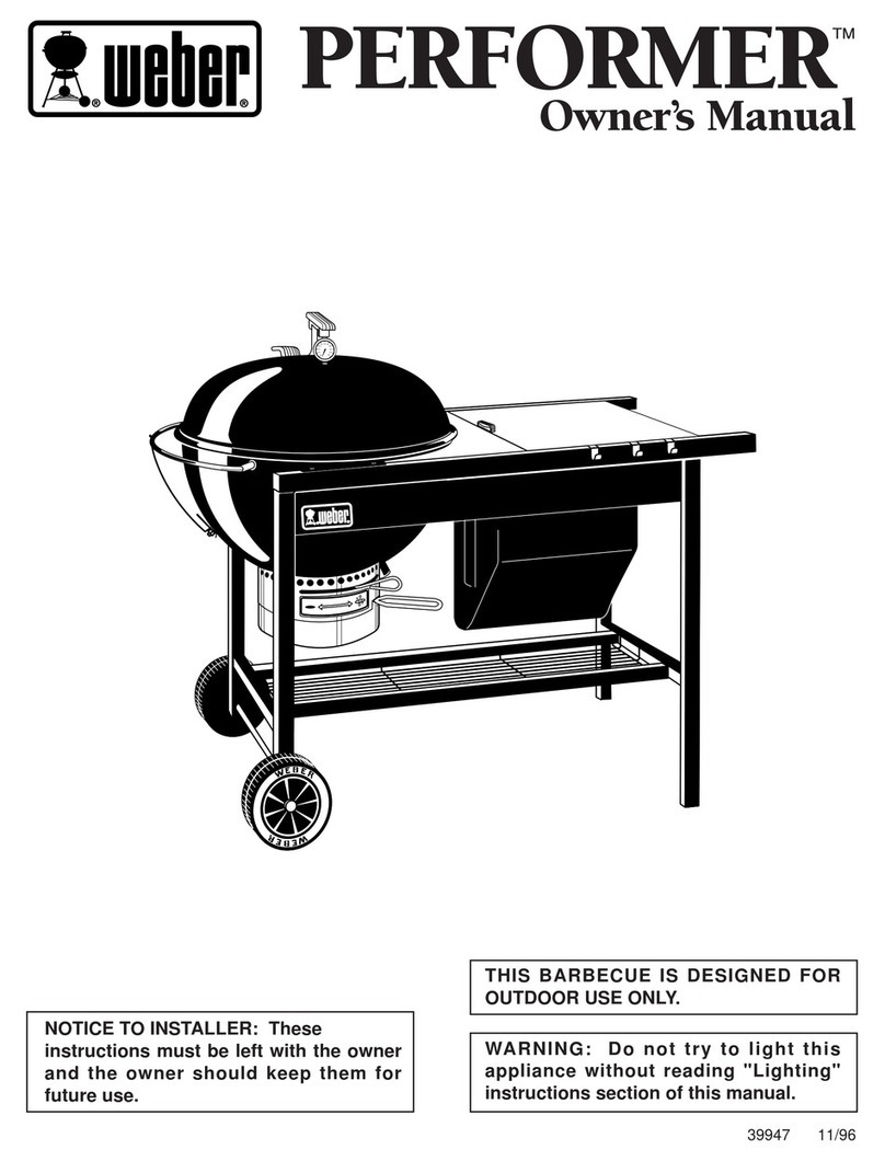 Weber ELECTRIC GRILL User manual