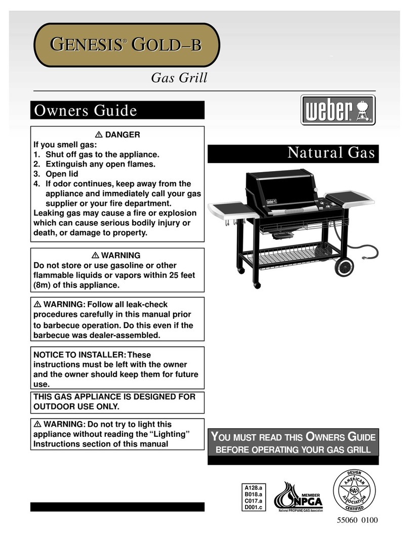 Weber Genesis Gold B owner's guide