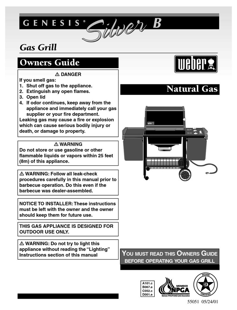 Weber GENESIS A101.C owner's guide