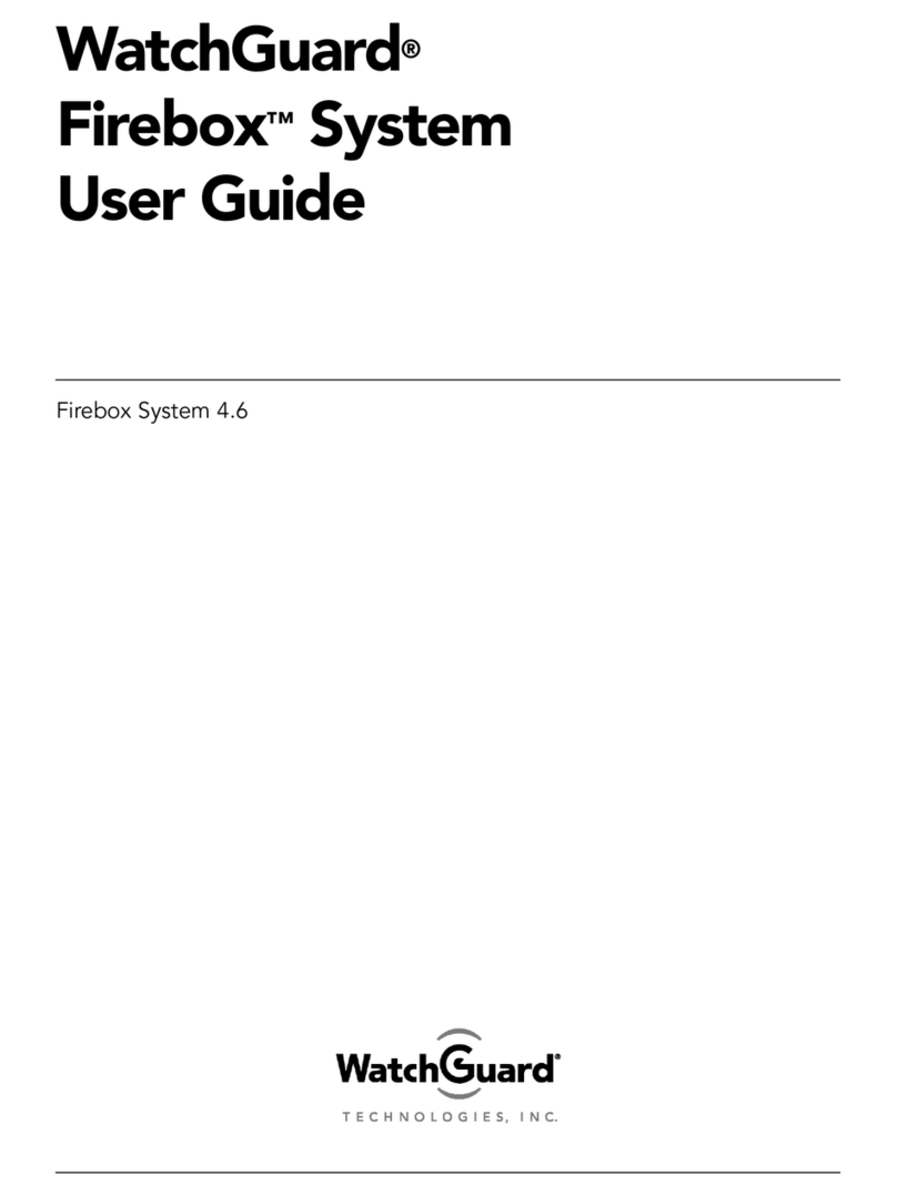 Watchguard Firebox FireboxTM System 4.6 User manual