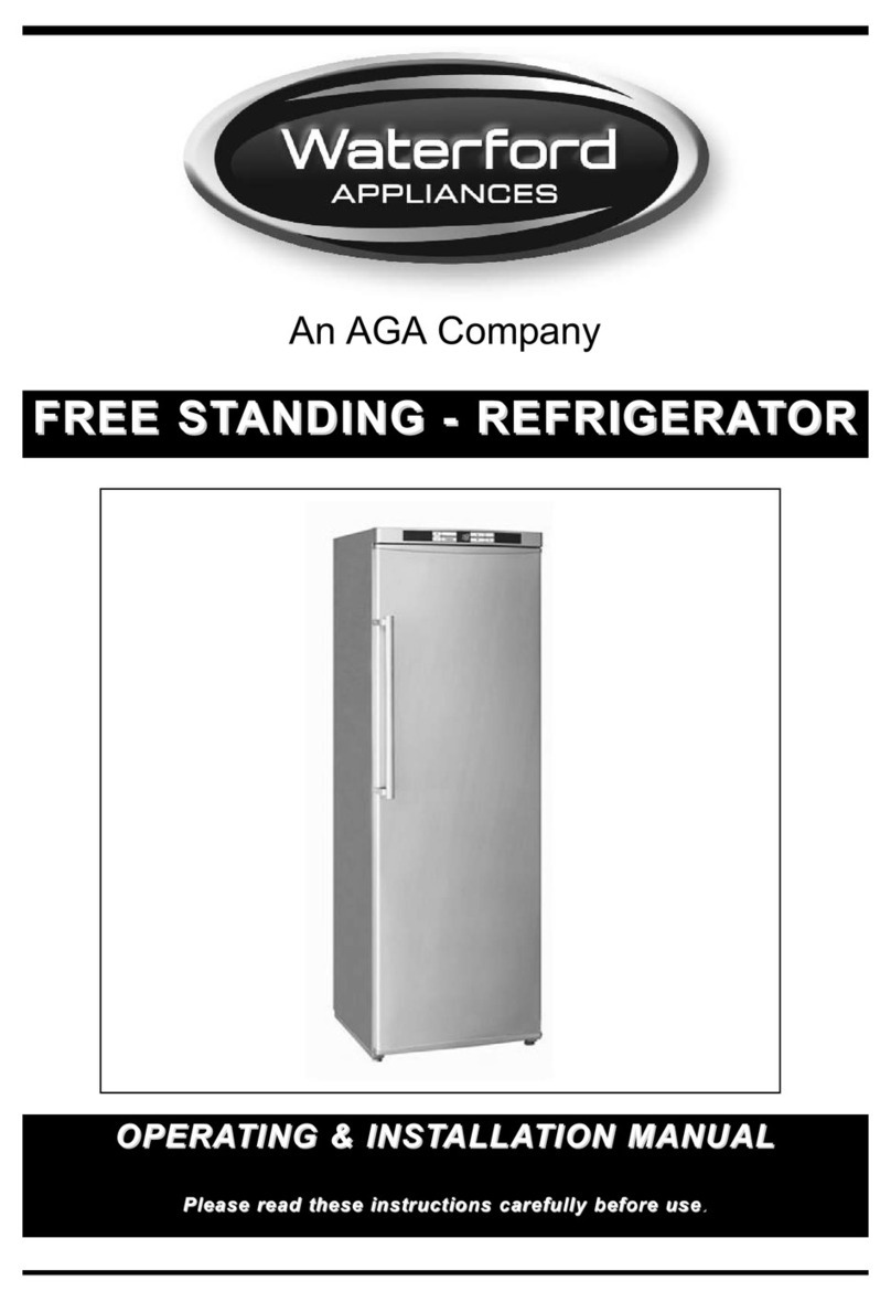 Waterford Free Standing Refrigerator Manual