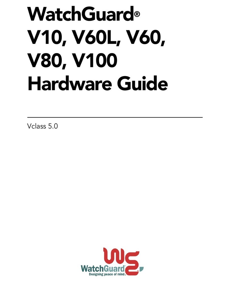 Watchguard Firebox Vclass V100 Hardware guide