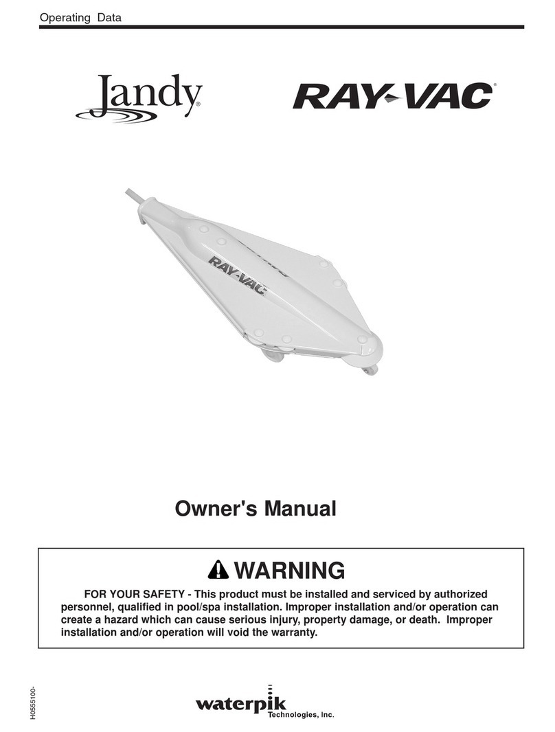 Jandy JANDY RAY-VAC H0555100 User manual