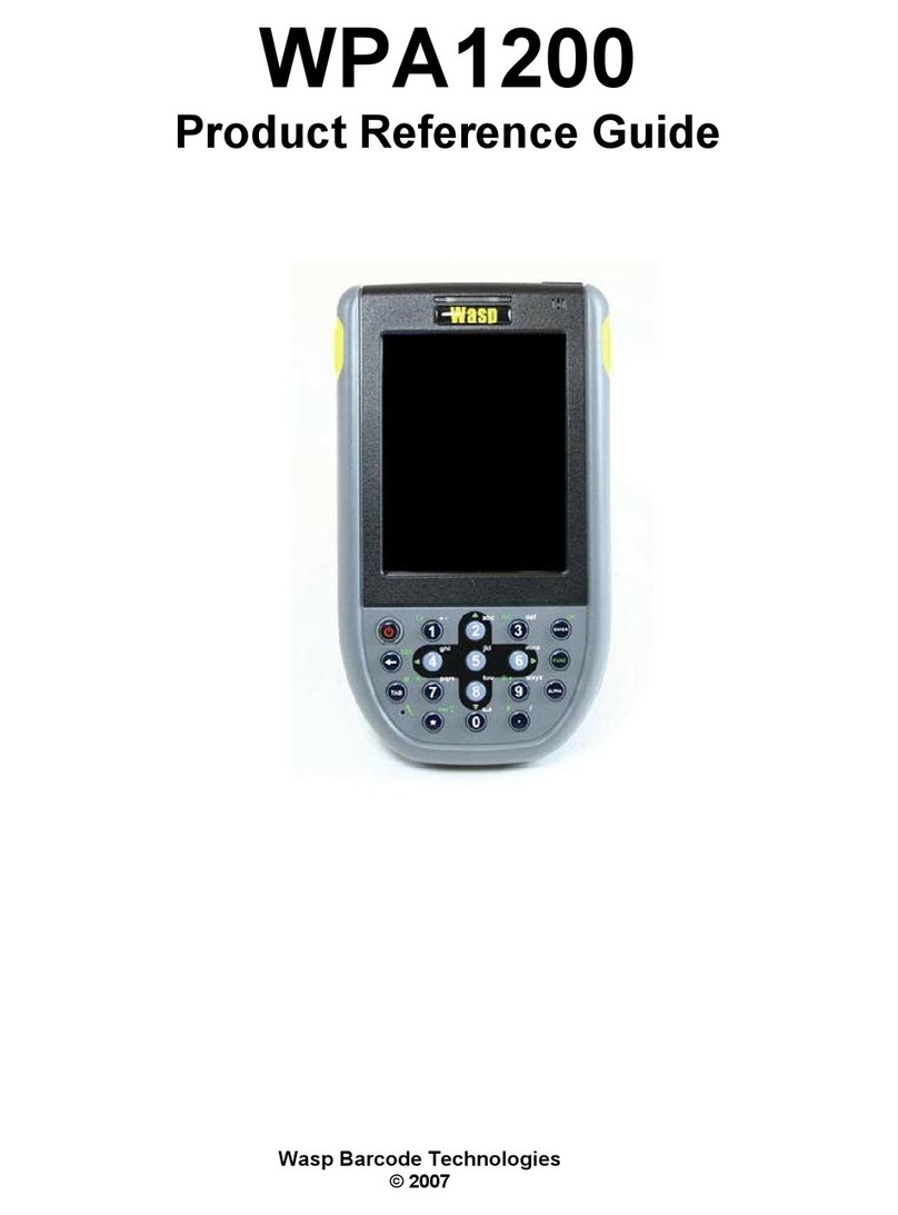 Wasp WPA1200 Product reference guide