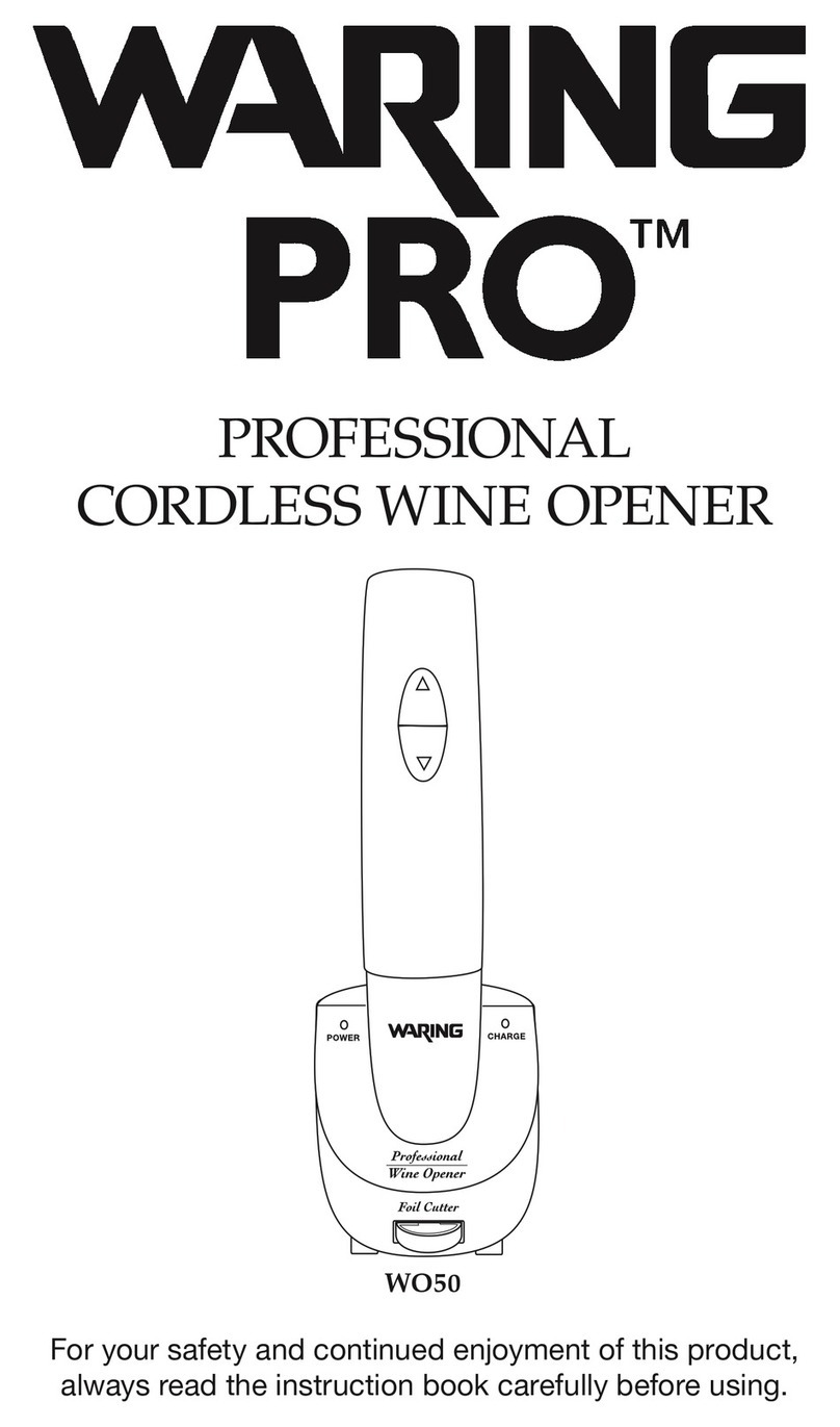 Waring WO50 Instruction book