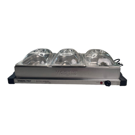 Waring BUFFET SERVER & WARMING TRAY BFS50B User manual