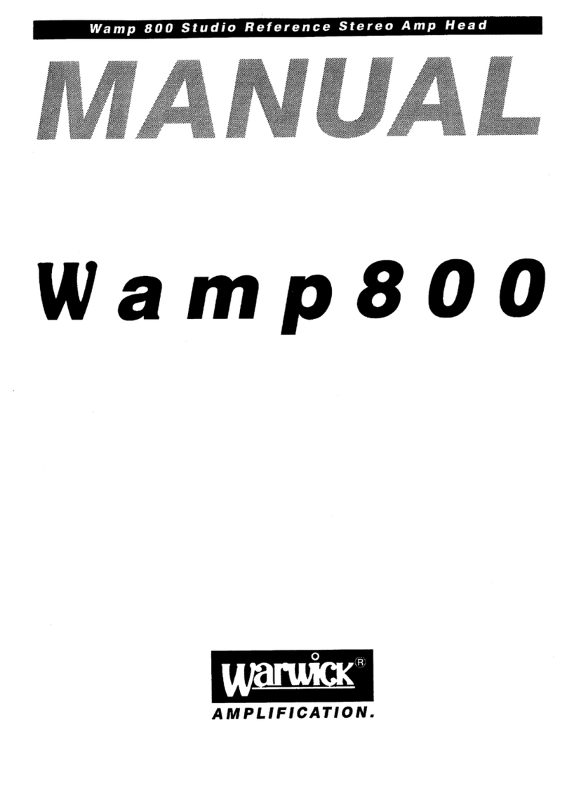 Warwick Wamp 800 User manual