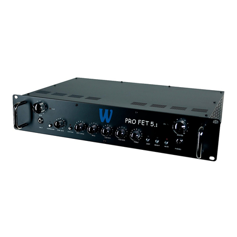Warwick Profet 3.3 / 5.2 User manual
