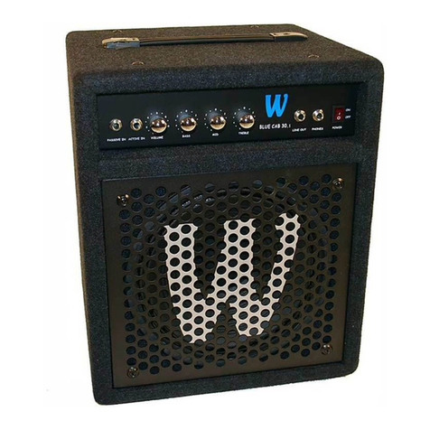 Warwick Blue Cab 15.1 owner's manual