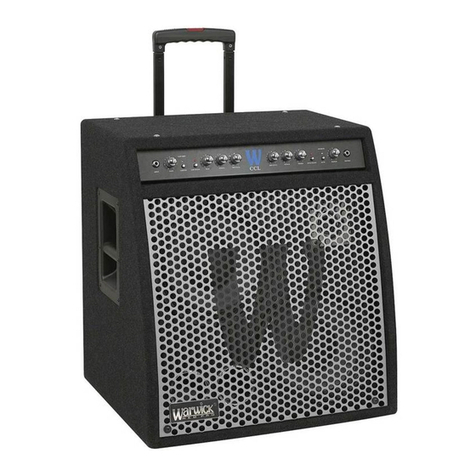 Warwick Amplifier CL / CCL owner's manual