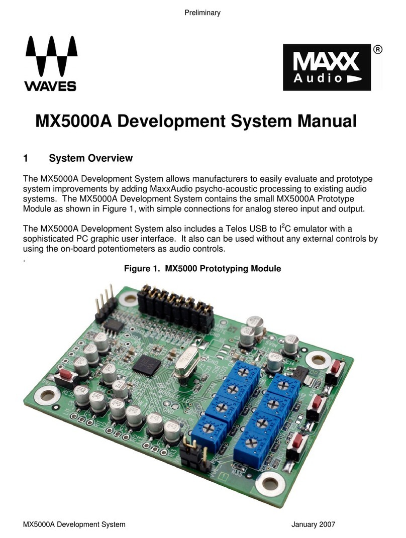 Waves Max Audio MX5000A manual