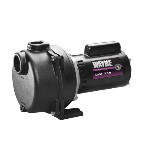 Wayne WLS100 Operating instructions and parts manual