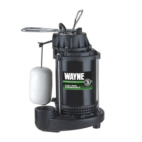 Wayne Submersible Sump Pump CDUCAP Series User manual
