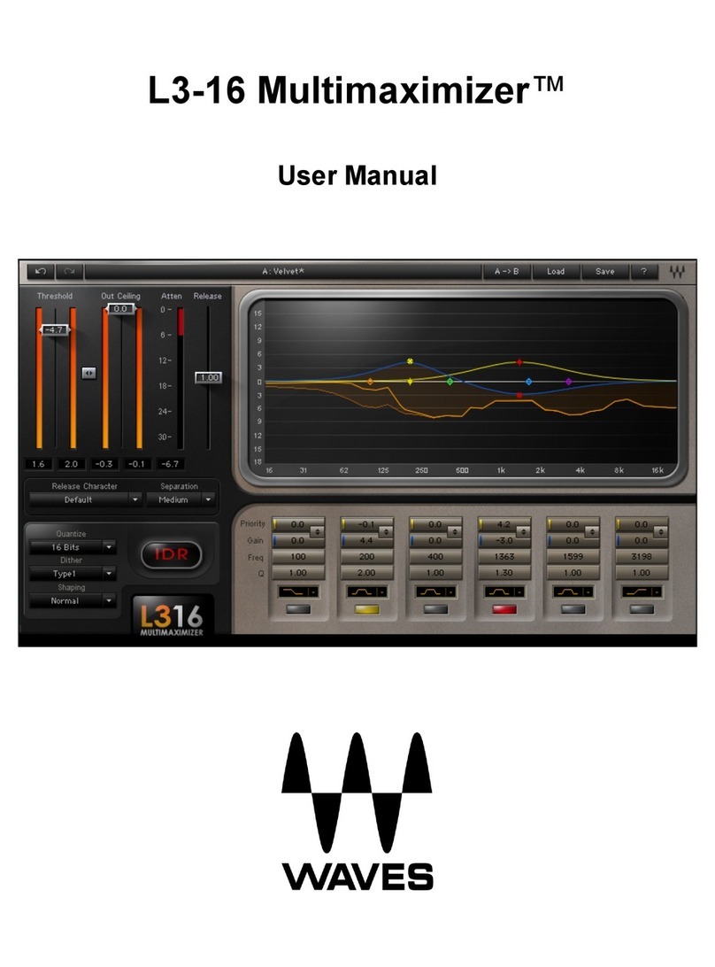 Waves Multimaximizer L3-16 user manual