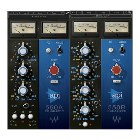 Waves API 550 user manual