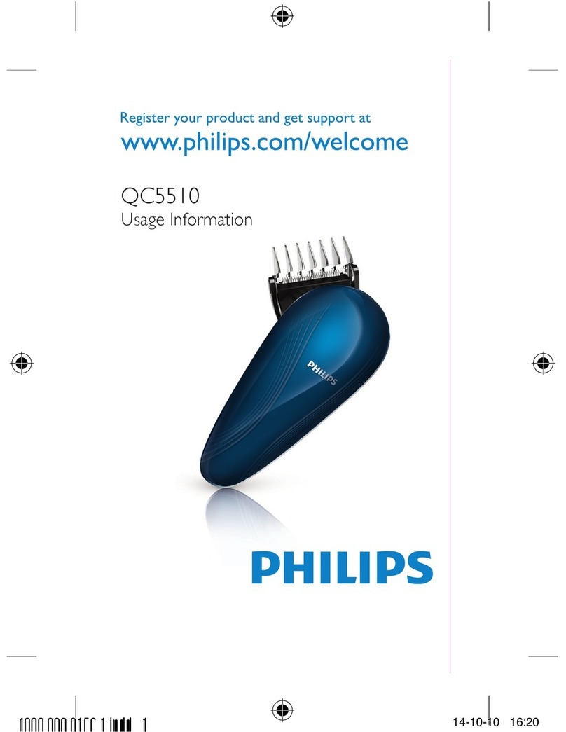 Philips Norelco QC5510 User manual