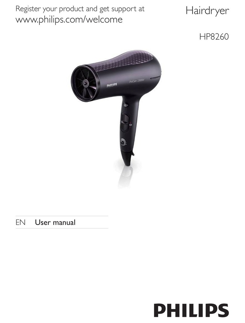 Philips HP8260/00 user manual