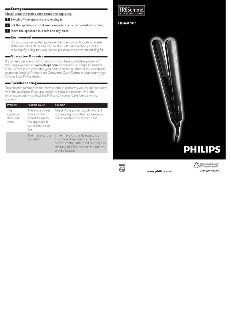 Philips TRESemme HP4687/07 User manual