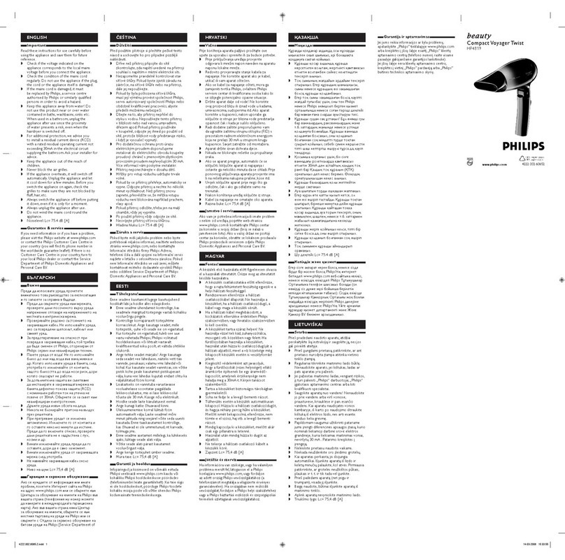 Philips HP4819/30 User manual
