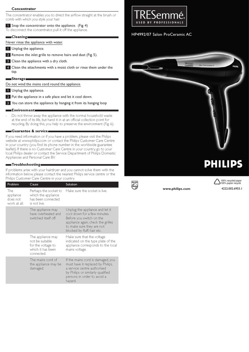 Philips HP4992/07 user manual