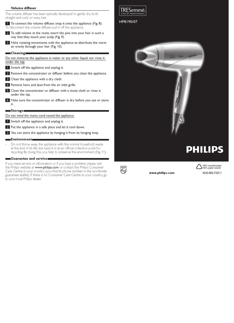 Philips HP8190/07 User manual