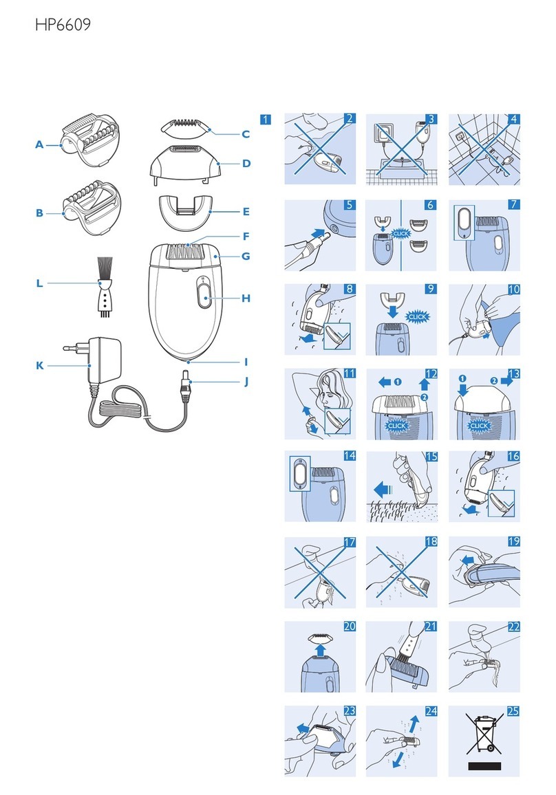 Philips HP6609/01 User manual