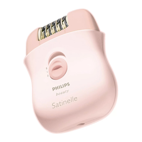 Philips beauty Satinelle HP2841/PB User manual Philips beauty Satinelle HP2841/PB User manual