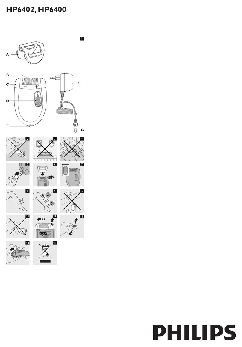 Philips HP6401/50 User manual