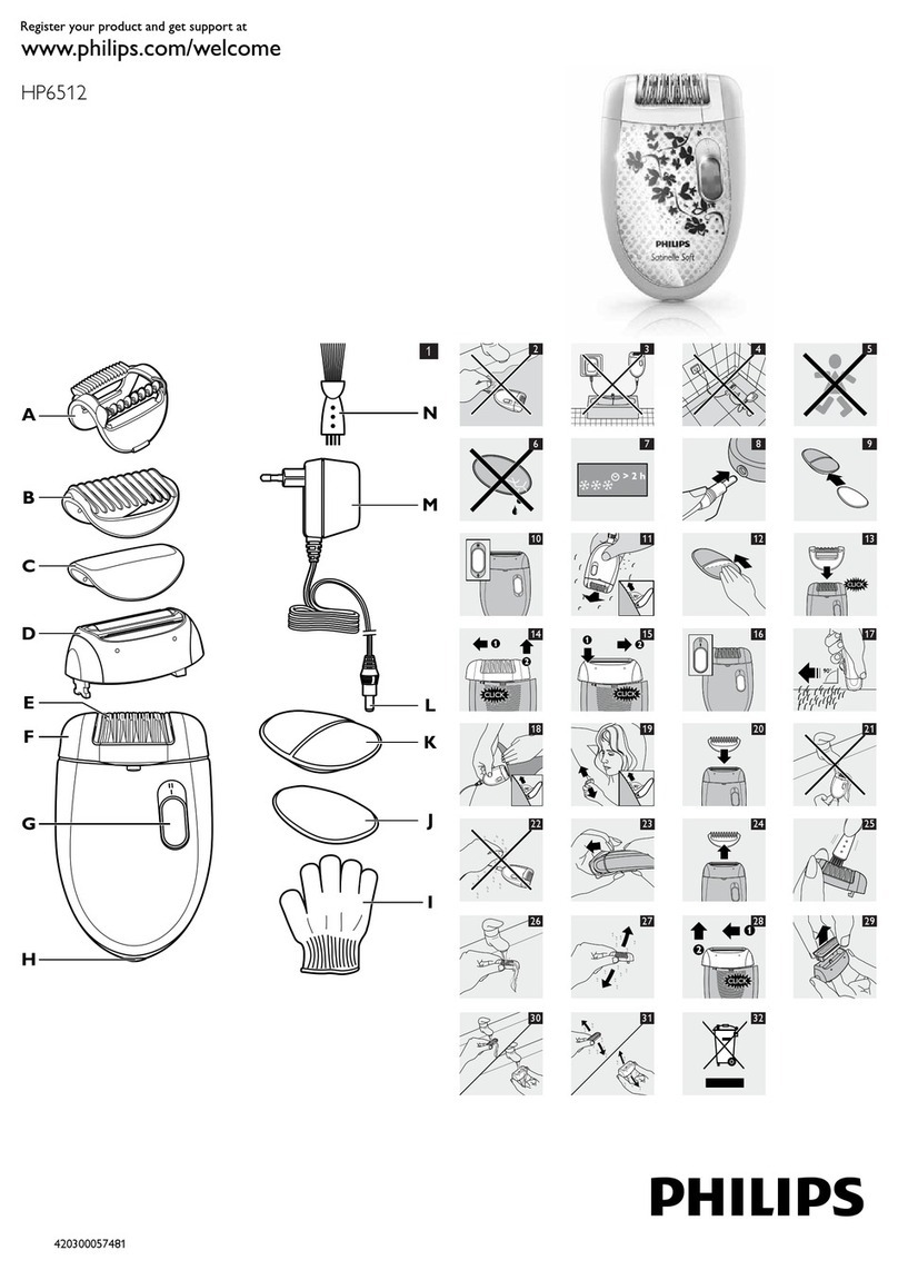 Philips HP6512/00 User manual