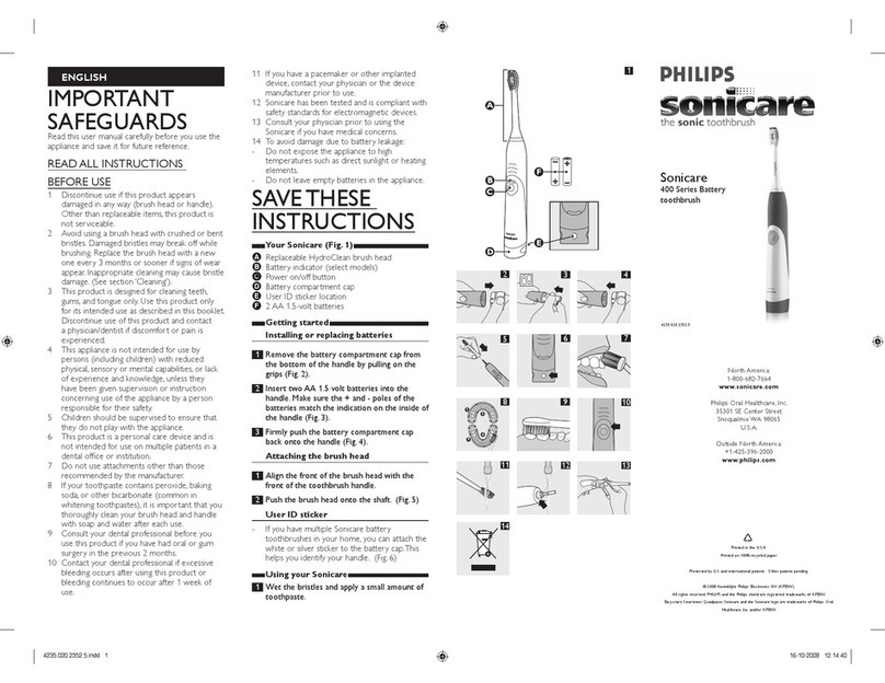 Philips HX6411/02 user manual