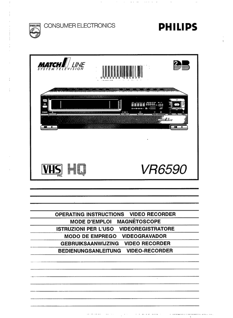 Philips MatchLine VR6590 User manual Philips MatchLine VR6590 User manual