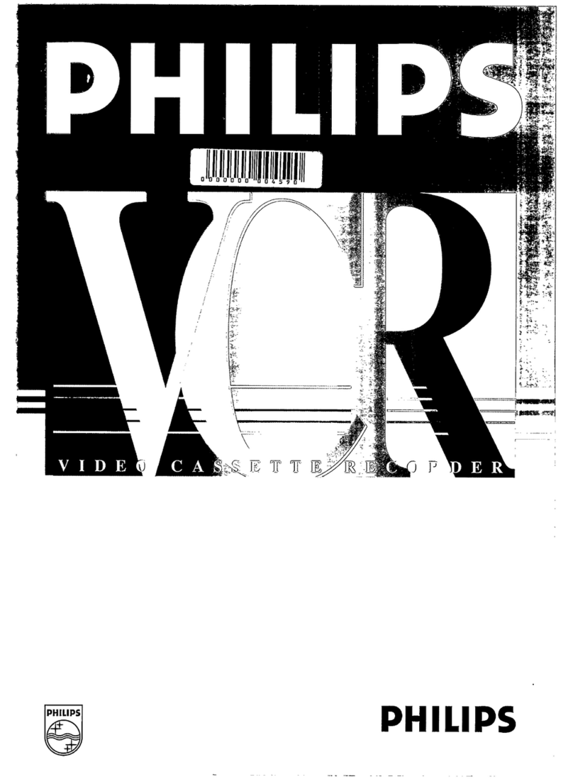 Philips VR 211 User manual