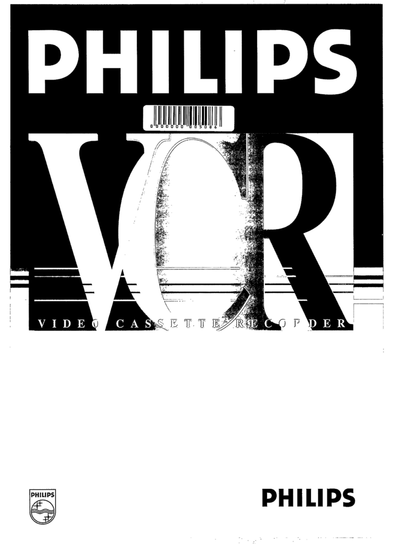Philips VR 312 User manual
