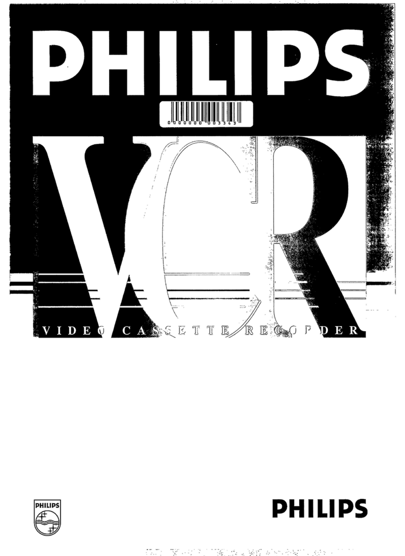 Philips VR 213 User manual