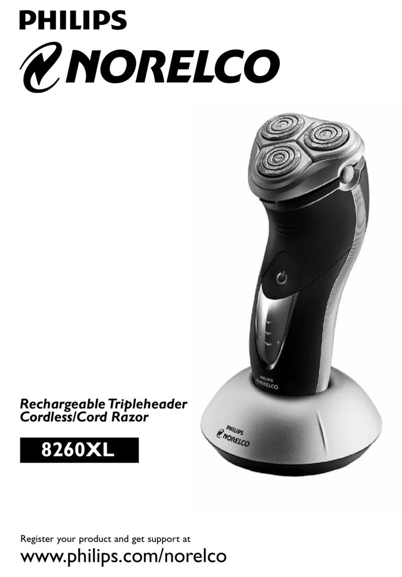Philips Norelco 8260XL/40 User manual