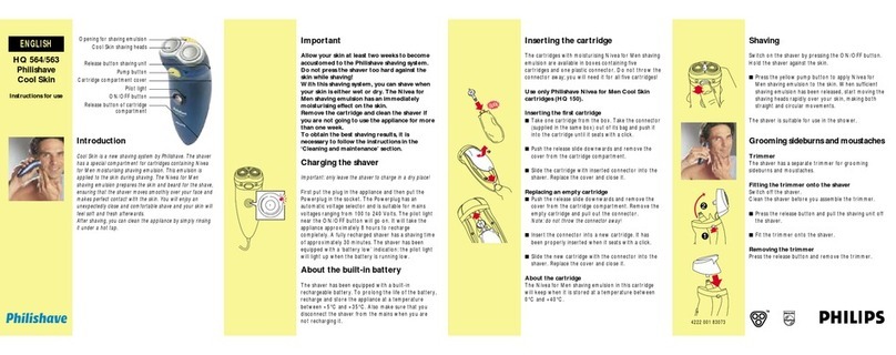 Philips HQ564/16 Instructions for use