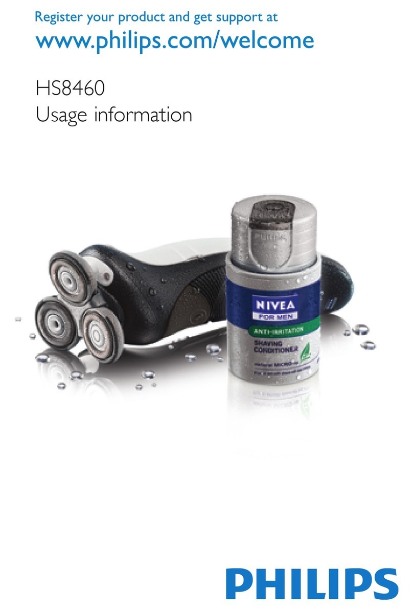 Philips HS8460/75 Usage information
