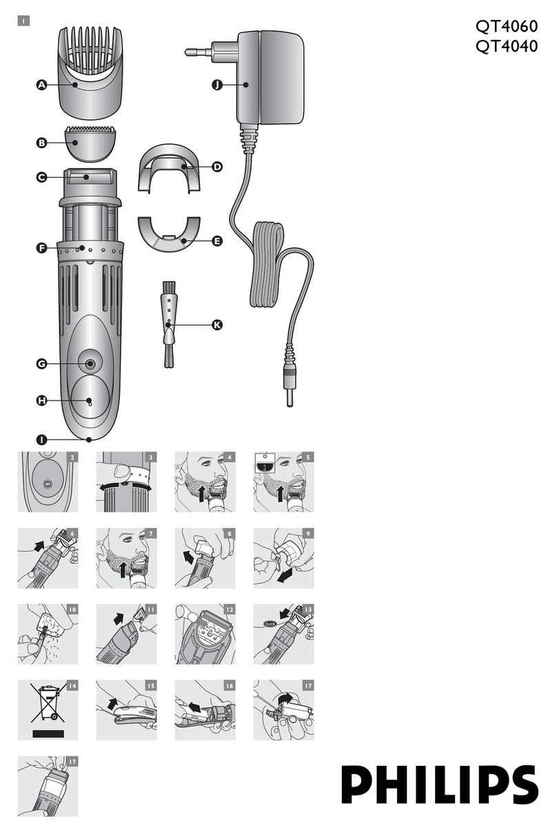 Philips QT4040 Philishave User manual