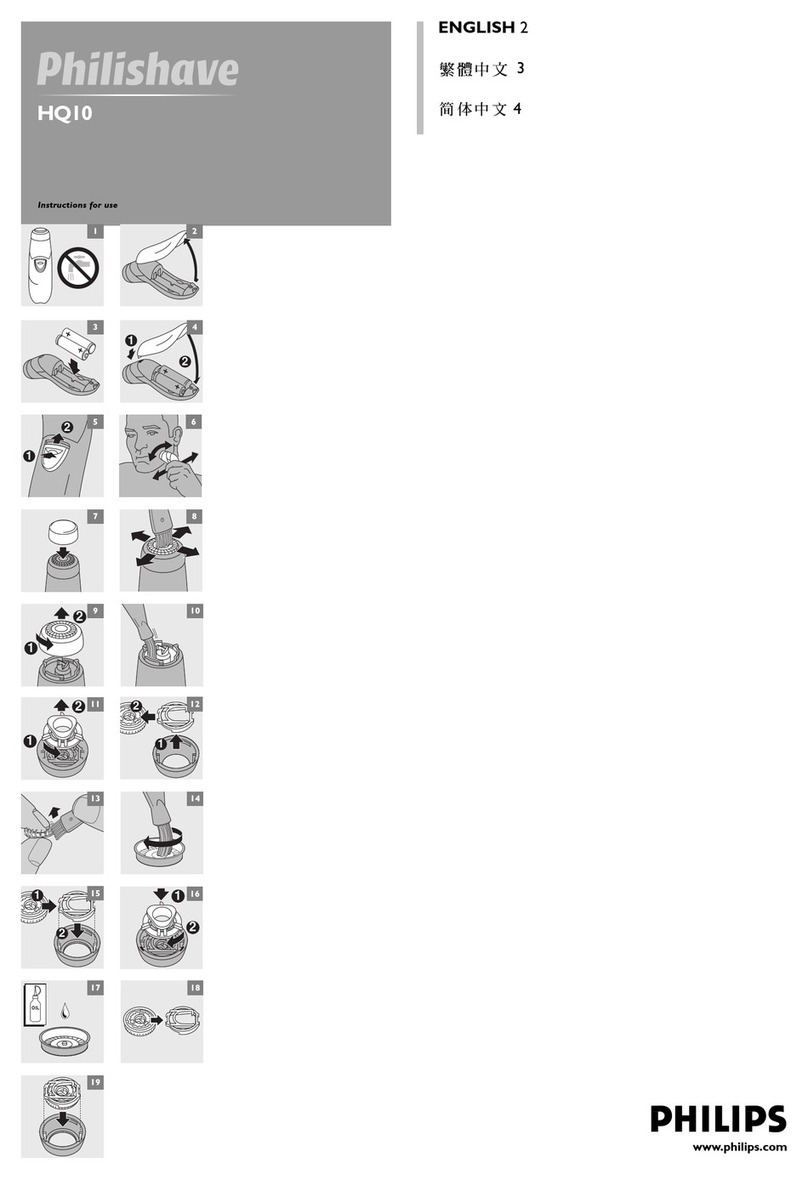 Philips HQ10/15 User manual